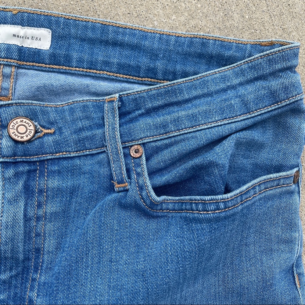 JOIE Mid-Rise Skinny denim stretch jeans Women's 30 Made in the USA - Picture 7 of 11